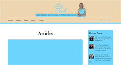 Desktop Screenshot of lizpeek.com